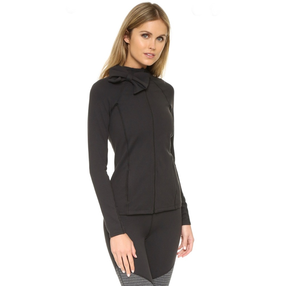 Kate Spade x Beyond Yoga Grey Bow Yoga Jacket M